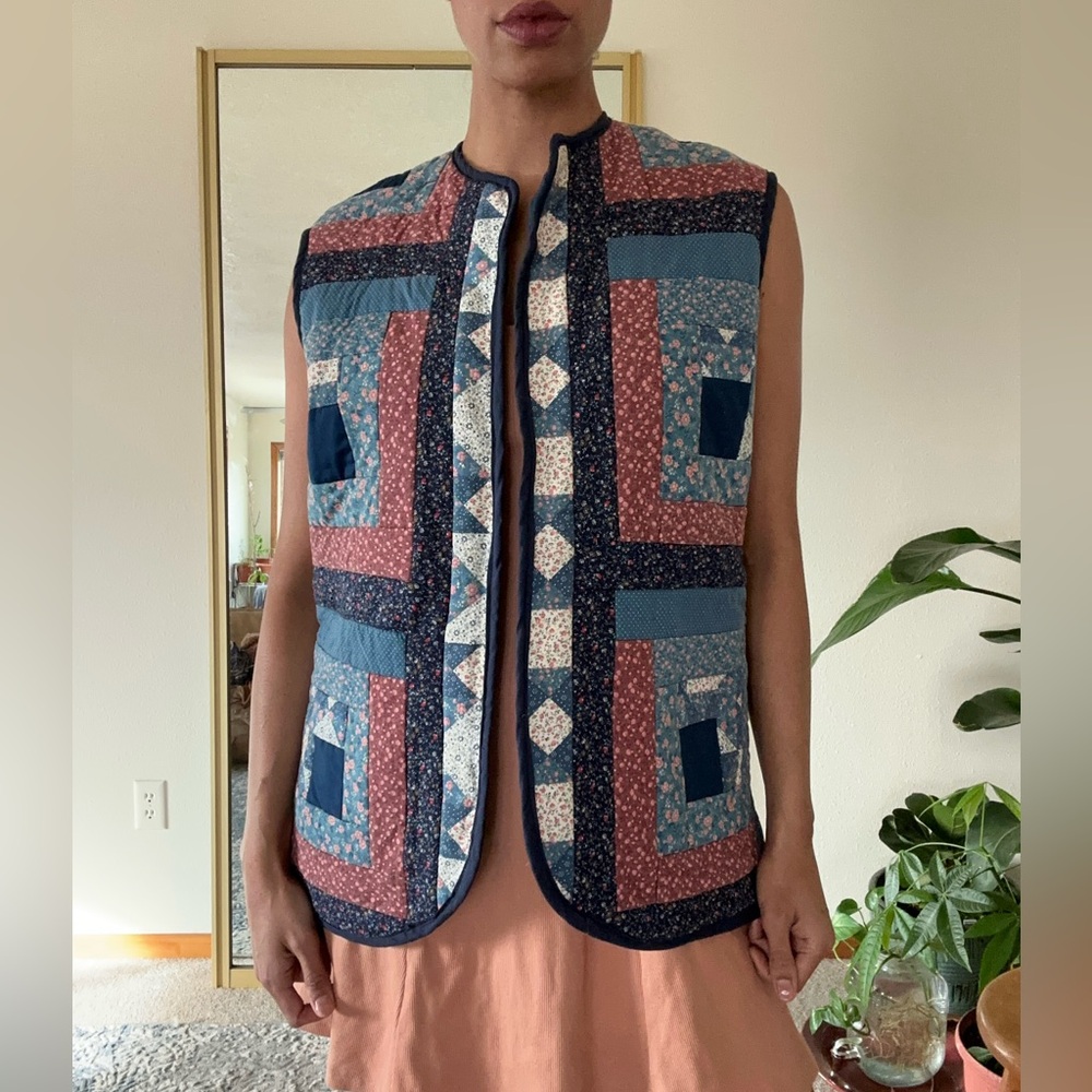 Vintage quilted vest